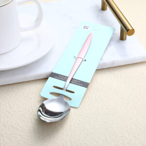 Spanish pink No. 2 pointed spoon - Image 1
