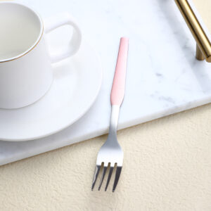 Spanish pink No. 2 fork spoon - Image 4