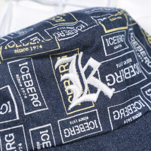 Inwrought printed pattern fisherman hat-dark blue - Image 5