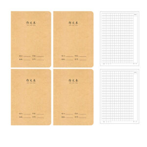 Cowhide composition notebook-300 grid 38 sheets - Image 1