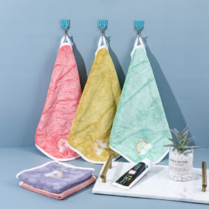 Rainbow square towel 30*30 - Image 3
