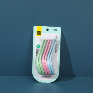 Simple wheat straw large spoon 6pcs-273 - Image 1