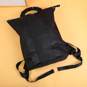 Simple Mens Backpack - Black - Image 3