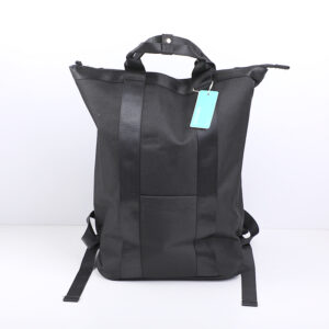 Simple Mens Backpack - Black - Image 4