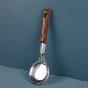 Square hole short rice spoon - Image 1