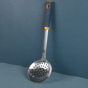 Blue handle 12# slotted spoon - Image 1