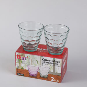 Romantic raindrop couple glass cup 2pcs 250ml - Image 3