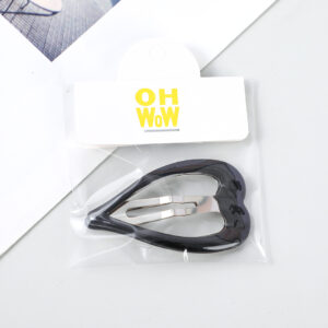 Peach heart simple regular hairpin - Image 3