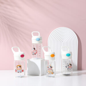 Little cow small hand-held glass bottle 350ml - Image 1