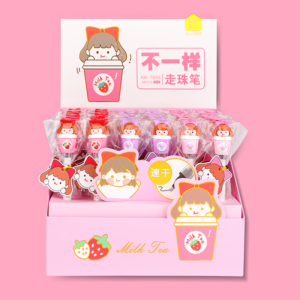 Special offer-bubble tea girl black gel pen-0.5mm(1 PC) - Image 1