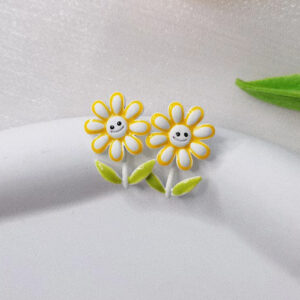 Fashion Stud Earrings TE83302YZ - YO - Image 1