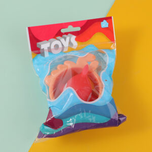Soft plastic animal bath toy set - Image 1