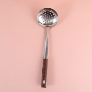 Ancient red texture slotted ladle #10 - Image 1