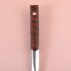 Ancient red texture short rice spoon - Image 2