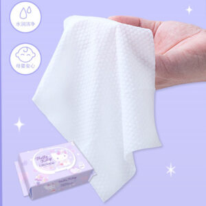 Kitty purple series baby hand and mouth wipes 80 pcs-SJ-161 - Image 1