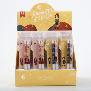 Romantic season 2pcs gel pen Z1505-black 0.5 Black - Image 1