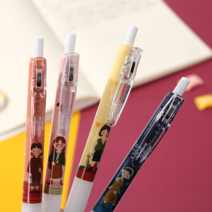 Romantic season 2pcs gel pen Z1505-black 0.5 Black - Image 2