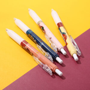 Romantic season 2pcs gel pen Z1505-black 0.5 Black - Image 5