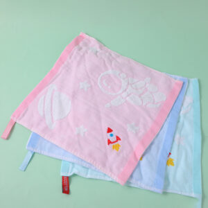 Astronaut square towel 25*25-1001 - Image 2