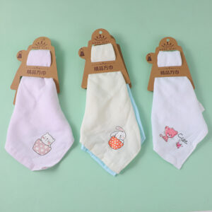 Applique cartoon square towel 25*25-1002 - Image 1