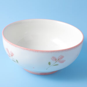 Flower and moon series-8" stone texture bowl - Image 1
