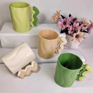 Color matching handle mouthwash cup 360ml-1193 - Image 1