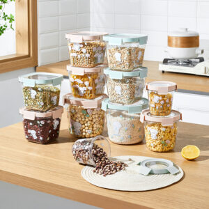 Cartoon Printed Storage Jar 2000ML 301-OH - Image 1