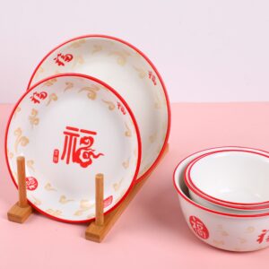 Auspicious blessing series 5ceramic bowl - Image 2