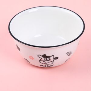 Cartoon cow series-ceramic bowl 5 inches - Image 1