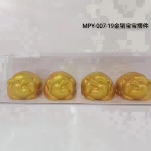 Golden piggy decoration MPY-007-19 - Image 4