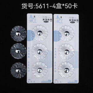Round sticky hook 3pcs-5611 - Image 1