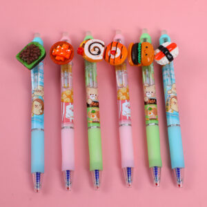 Foodie erasable and clickable gel pen-black MP-8812(1 PC) - Image 1