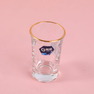 Fenjiu glass cup with gold rim 50ml-4570 - Image 1