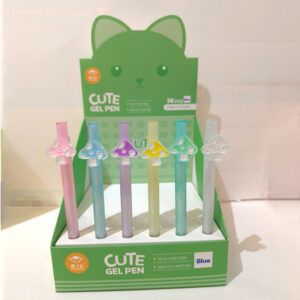Mushroom styling gel pen 0.5-blue(1 PC) - Image 1