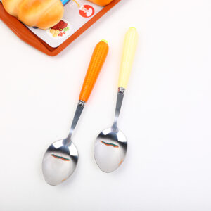 Corn ceramic handle spoon-BZJ-TC06 - Image 1