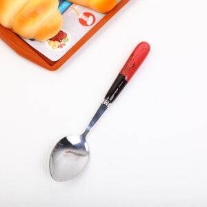 Marble ceramic handle spoon-BZJ-TC07 - Image 2