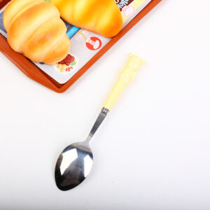 Cheese ceramic handle spoon-BZJ-TC10 - Image 3