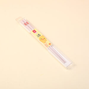 Spring peach children's alloy chopsticks-D2898 - Image 1