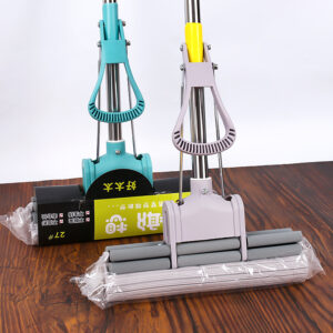 27cm double row telescopic squeeze mop 303 - Image 1