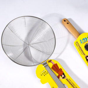 18# Solid Wood 3cm Wire Leak with Clip Handle - Image 3