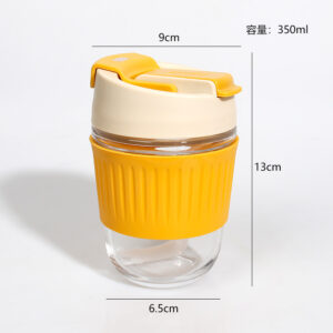 Mini Glass Lock Cup-Mixed Color-89-1 - Image 3