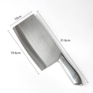 195A-1 Large Steel Handle Cleaver - Image 3