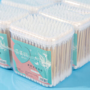 503 Pink Label 6 Square Box Cotton Swabs - Image 2