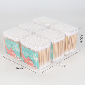 503 Pink Label 6 Square Box Cotton Swabs - Image 3