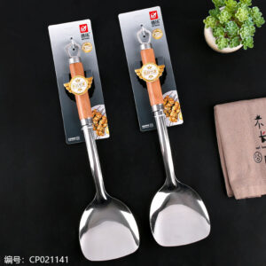 A5265 Original Wooden Handle Stir-Fry Spatula/20 - Image 1