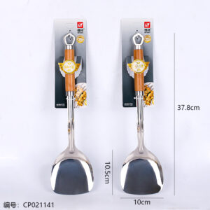 A5265 Original Wooden Handle Stir-Fry Spatula/20 - Image 3