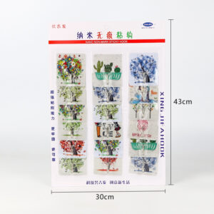 9116 Non-marking sticky hooks 18pcs/board - Image 1