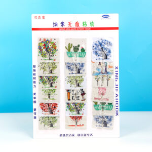9116 Non-marking sticky hooks 18pcs/board - Image 3