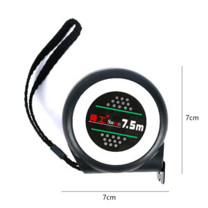 7.5m Black & White High-grade Tape Measure (Self-locking) - Image 1