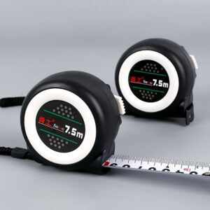 7.5m Black & White High-grade Tape Measure (Self-locking) - Image 2